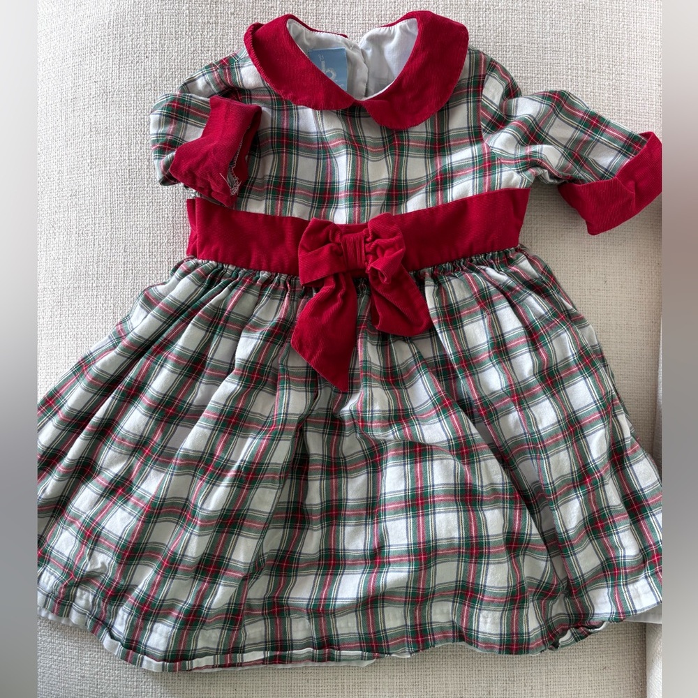 Bella Bliss Holiday Tartan Dress